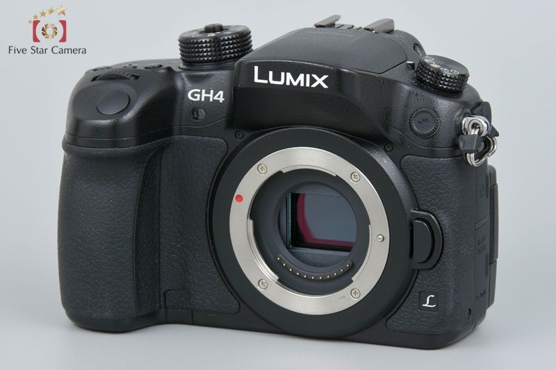 Panasonic パナソニック LUMIX DMC GH 4 ブラック ミラーレス一眼カメラ シャッター回数僅少 ミラーレスカメラ
