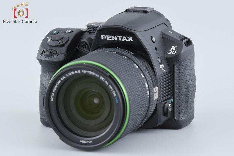 PENTAX ペンタックス K 30 18 135 WR レンズキット ブラック シャッター回数僅少 元 き デジタル一眼レフカメラ