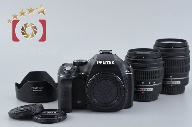 PENTAX ペンタックス K m ダブルズームキット デジタル一眼レフカメラ