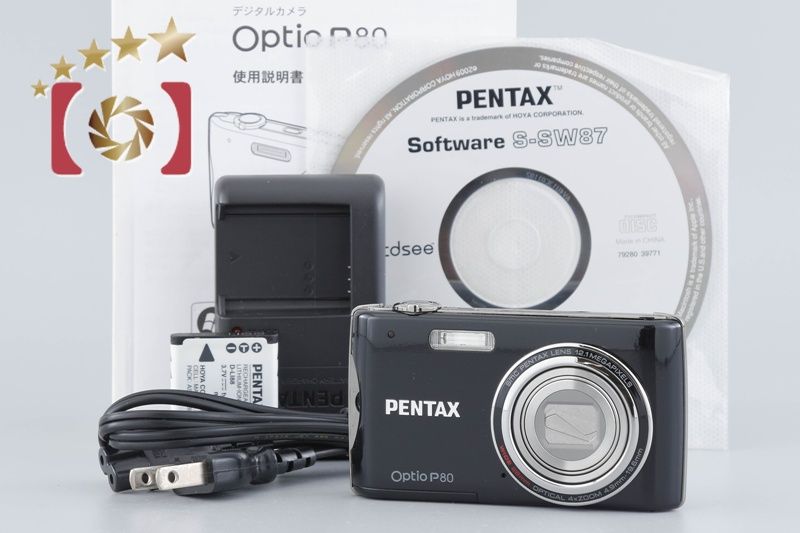 PENTAX ペンタックス Optio P 80 ブラック コンパクトデジタルカメラ