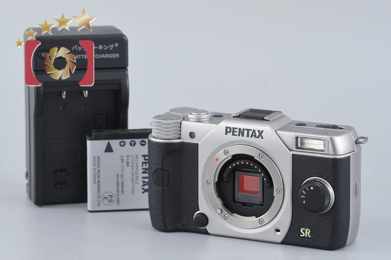 PENTAX ペンタックス Q 7 シルバー ミラーレス一眼カメラ シャッター回数僅少 ミラーレスカメラ