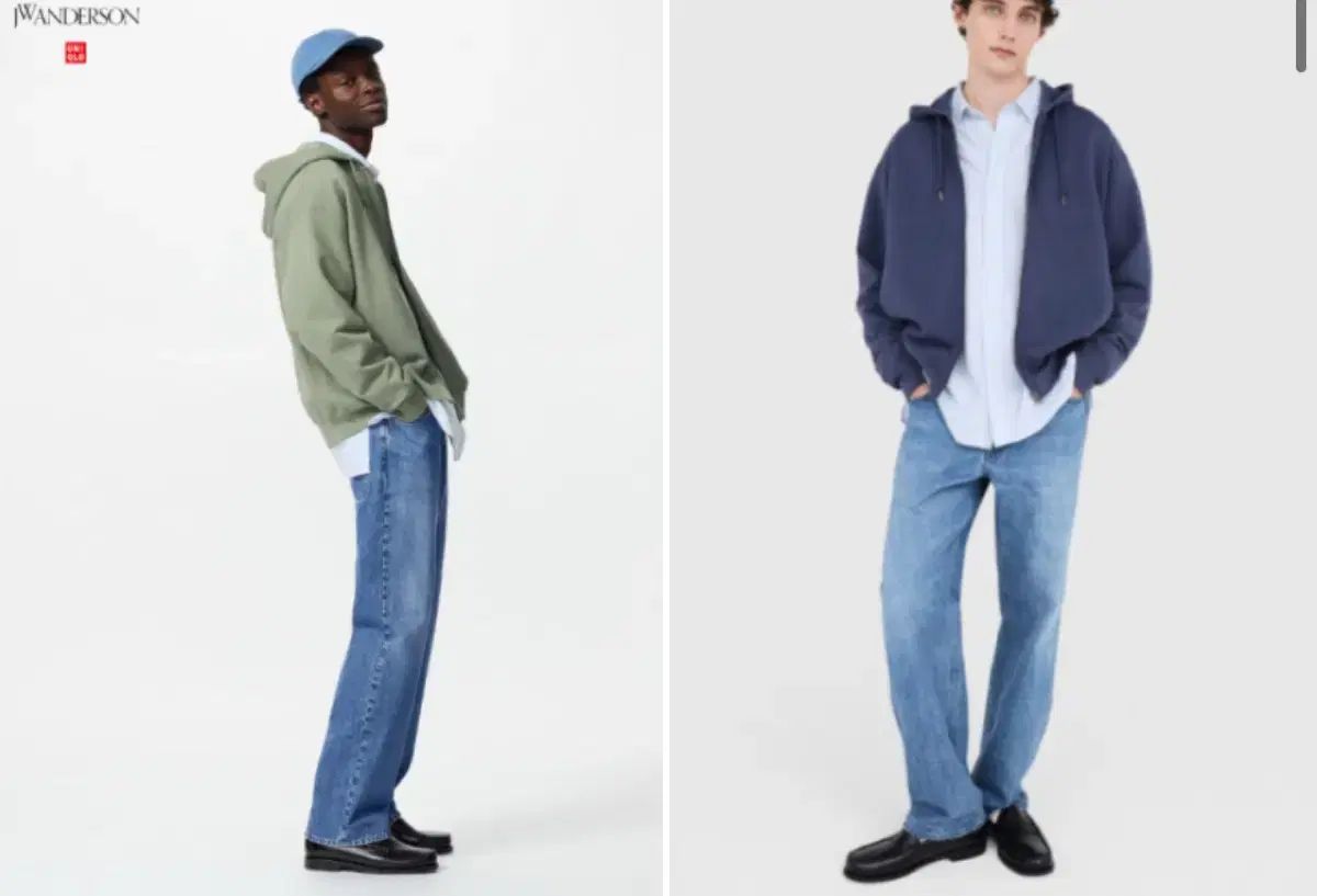 UNIQLO ユニクロ jw Kinloch Anderson キンロックアンダーソン デニム 65ブルー
