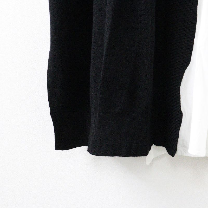 2021AW エンフォルド ENFOLD ニットレイヤードSHIRT DRESS 36