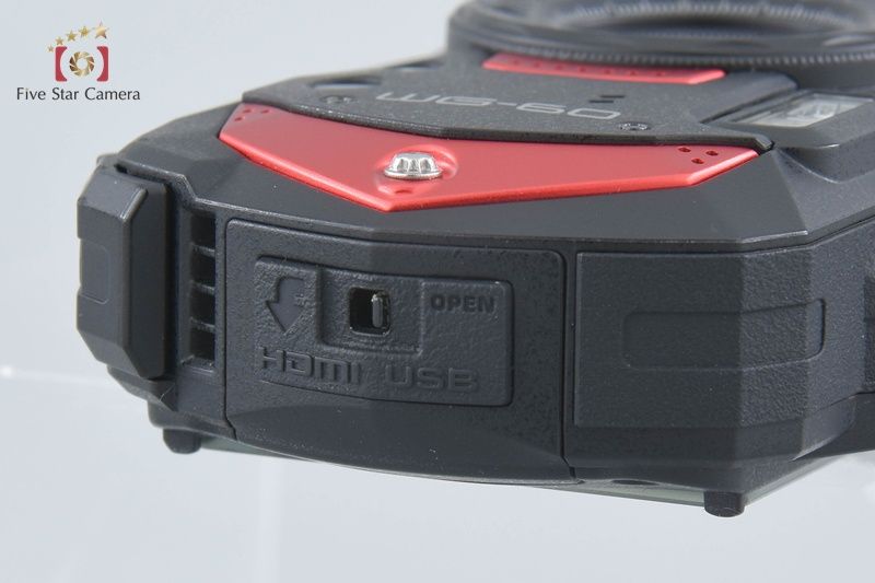 Ricoh リコー 【中古】RICOH リコー PENTAX ペンタックス WG-60 レッド