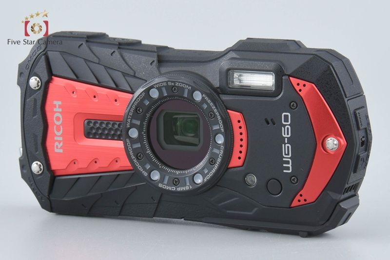 Ricoh リコー 【中古】RICOH リコー PENTAX ペンタックス WG-60 レッド