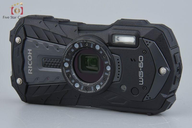 Ricoh リコー WG 60 ブラック 防水アクションカメラ シャッター回数僅少 元 き ビデオカメラ