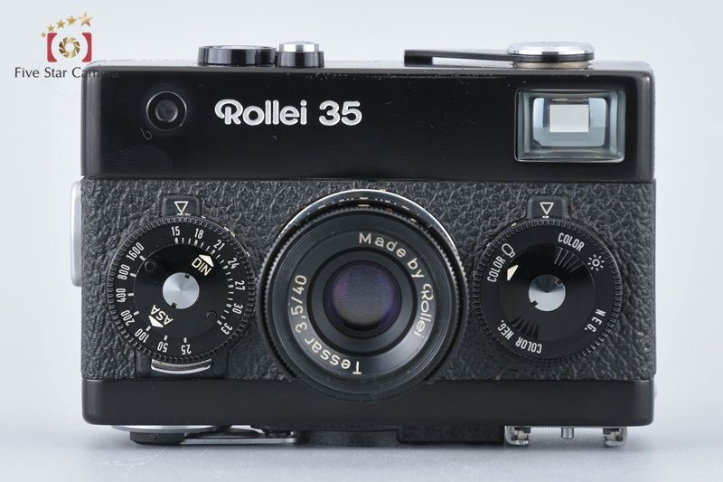  Rollei ローライ 35 ブラック コンパクトフィルムカメラ 2025 オーバーホール済み コンパクトカメラ(フィルム) フィルムカメラ