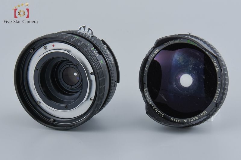SIGMA シグマ 【中古】SIGMA シグマ FISHEYE 16mm f/2.8 FILTERMATIC