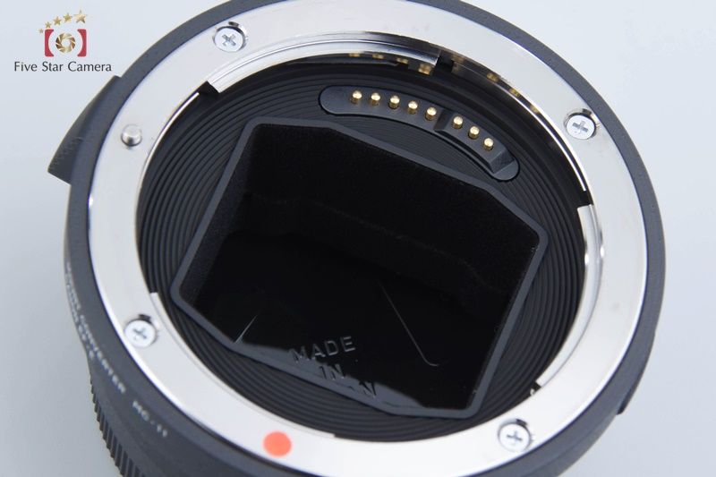 SIGMA シグマ マウントコンバーター MC 11 Canon EF E用 → ソニーEマウント 用 テレコンバーター
