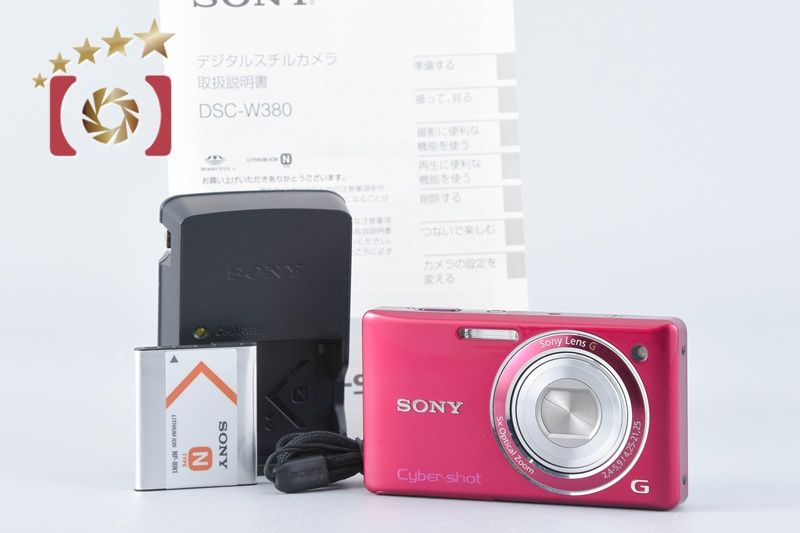 SONY ソニー 【中古】SONY ソニー Cyber-shot DSC-W380 レッド