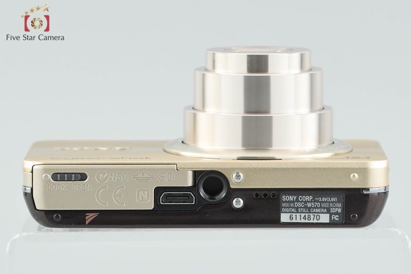 SONY ソニー 【中古】SONY ソニー Cyber-shot DSC-W570 ゴールド