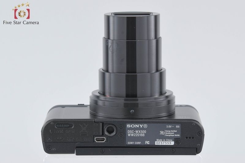 【美品中古】SONY DSC-WX500 コンパクトカメラ サイバーショット ソニー SONY Cyber-shot DSC-WX500 ブラック