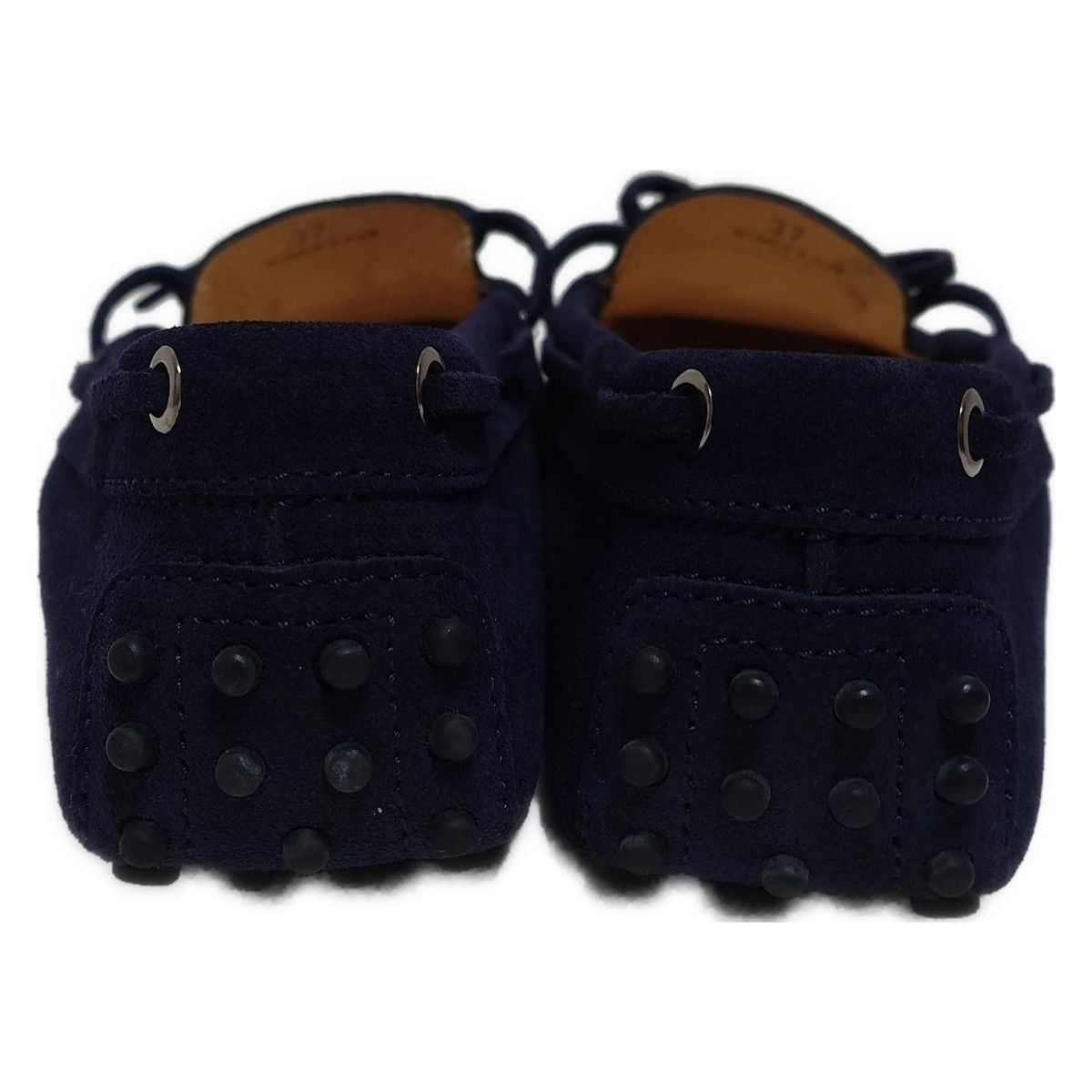 TOD'S(トッズ) ドライビングシューズ 37 レディース - ダークネイビー