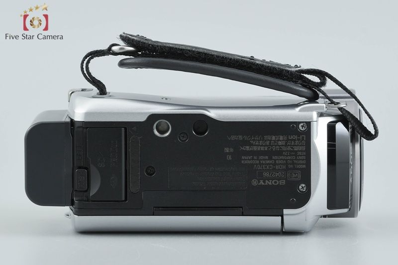 SONY HDR-CX370Vビデオカメラ 本体 HDR-CX370V 特長 : 使いやすい快適操作 | デジタルビデオカメラ