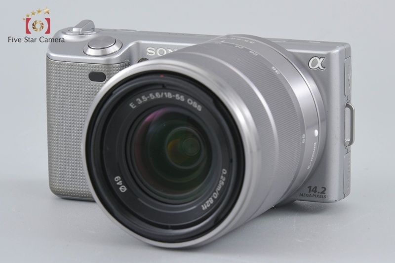 SONY ソニー α NEX 5 ズームレンズキット シルバー ミラーレスカメラ