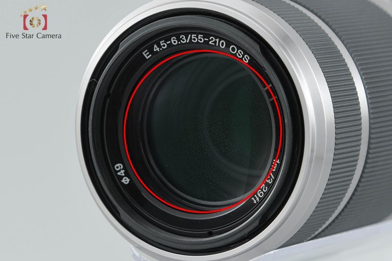 シルバー ミラーレスカメラ