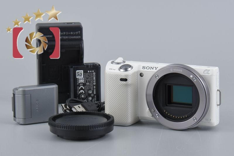 SONY ソニー α NEX 5 N ホワイト デジタル一眼カメラ シャッター回数僅少 ミラーレスカメラ