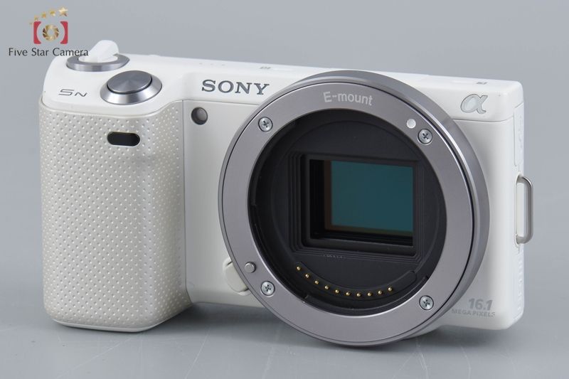 SONY ソニー α NEX 5 N ホワイト デジタル一眼カメラ シャッター回数僅少 ミラーレスカメラ