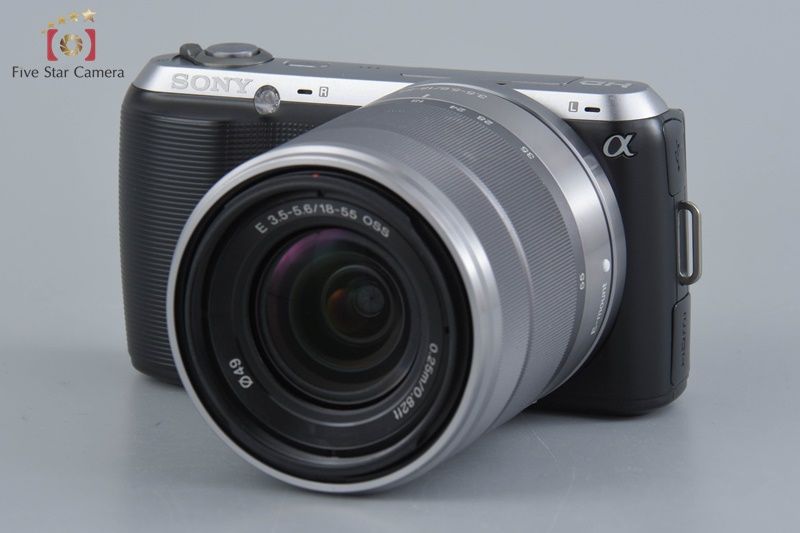 SONY ソニー α NEX C 3 ズームレンズキット ブラック シャッター回数僅少 ミラーレスカメラ