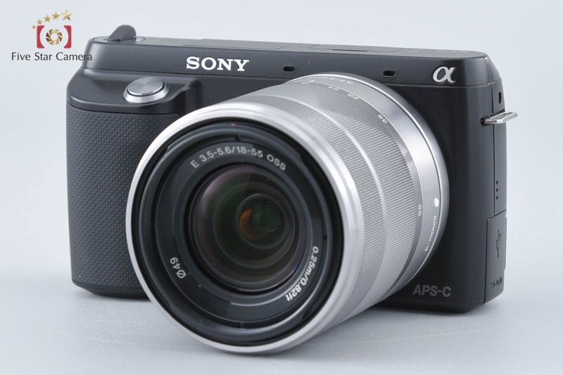 SONY ソニー α NEX F 3 ズームレンズキット ブラック シャッター回数僅少 ミラーレスカメラ