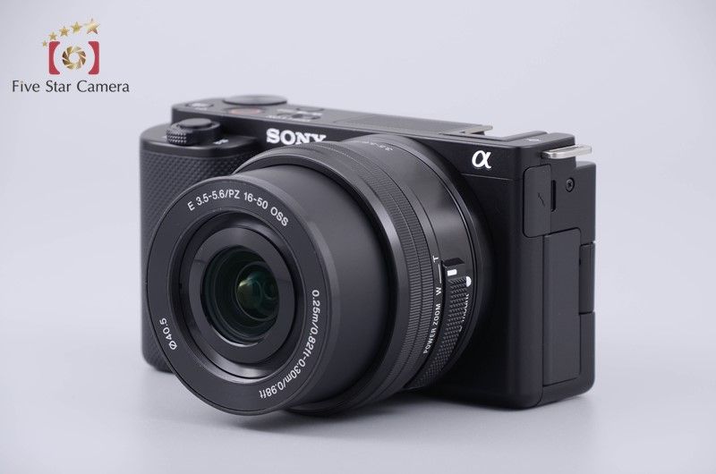 SONY ソニー α VLOGCAM ZV E 10 Y ダブルズームキット ブラック シャッター回数僅少 元 き ミラーレスカメラ