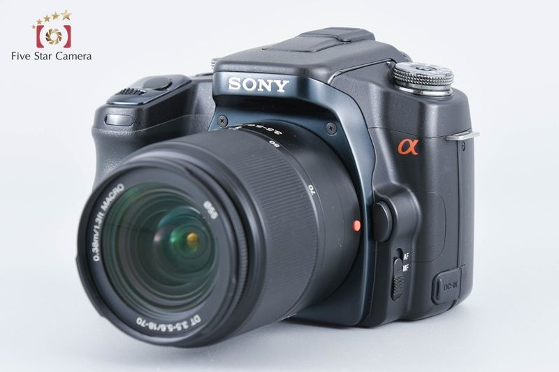 SONY ソニー α100 DSLR A 100 ズームレンズキット ブラック デジタル一眼レフカメラ
