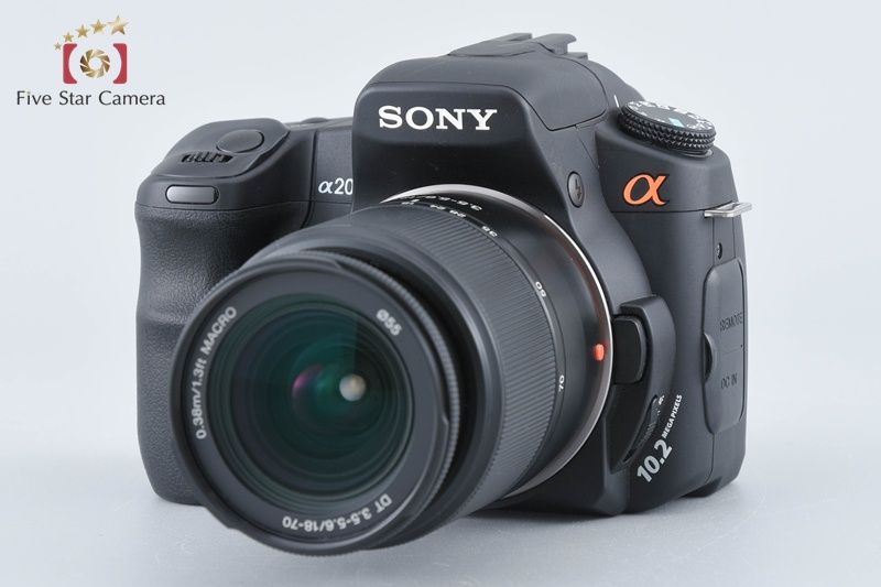 SONY ソニー α200 DSLR A 200 ダブルズームレンズキット ブラック デジタル一眼レフカメラ