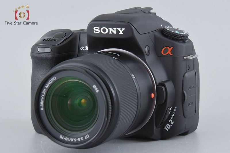 SONY ソニー α300 DSLR A 300 ブラック DT 18 70 mm f 3 5 6 SAL 1870 75 4 MACRO デジタル一眼レフカメラ