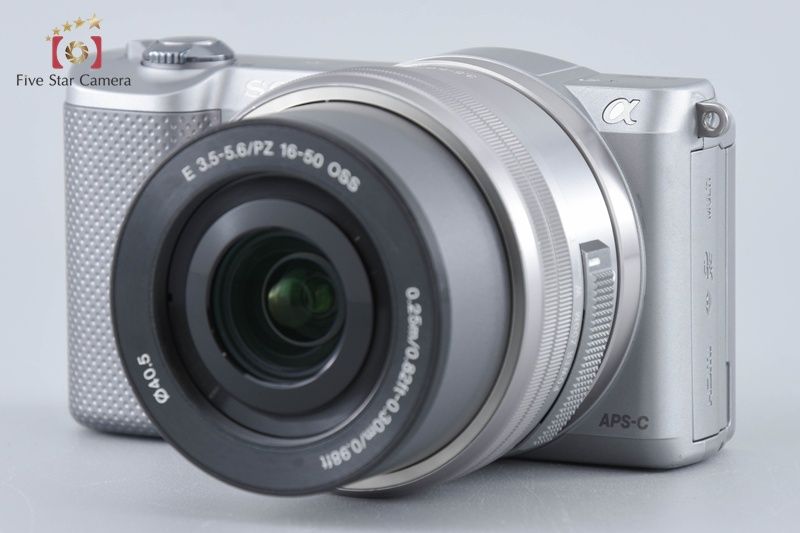 SONY ソニー α5000 ILCE 5000 パワーズームレンズキット シルバー ミラーレスカメラ