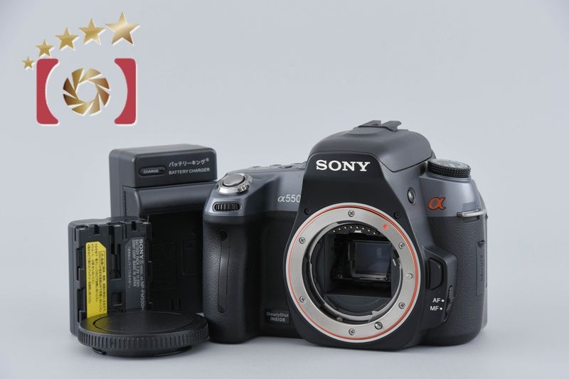 【ジャンク品】SONY a550 DSLR-A550 一眼レフカメラ SONY ソニー 【中古】SONY ソニー α550 DSLR-A550 デジタル一眼レフ