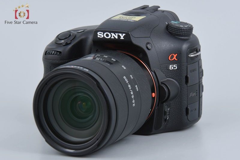 SONY ソニー α65 SLT A 65 V DT 16 105 mm f 3 5 6 シャッター回数僅少 デジタル一眼レフカメラ