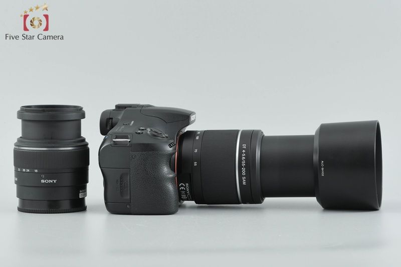 SONY ソニー 【中古】SONY ソニー α65 SLT-A65V ダブルズームレンズ