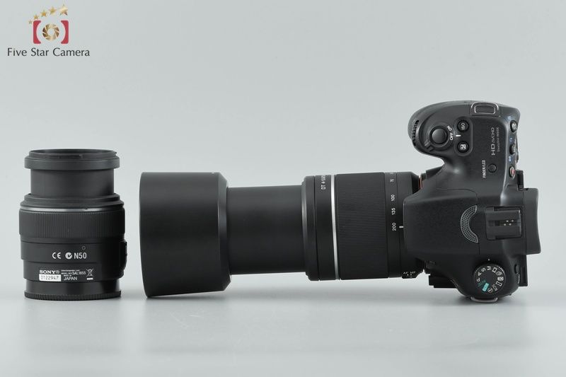 SONY ソニー 【中古】SONY ソニー α65 SLT-A65V ダブルズームレンズ