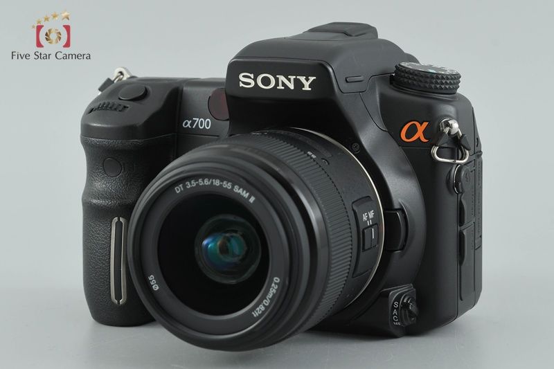 SONY ソニー α700 DSLR A 700 DT 18 55 mm f 3 5 6 SAM II デジタル一眼レフカメラ