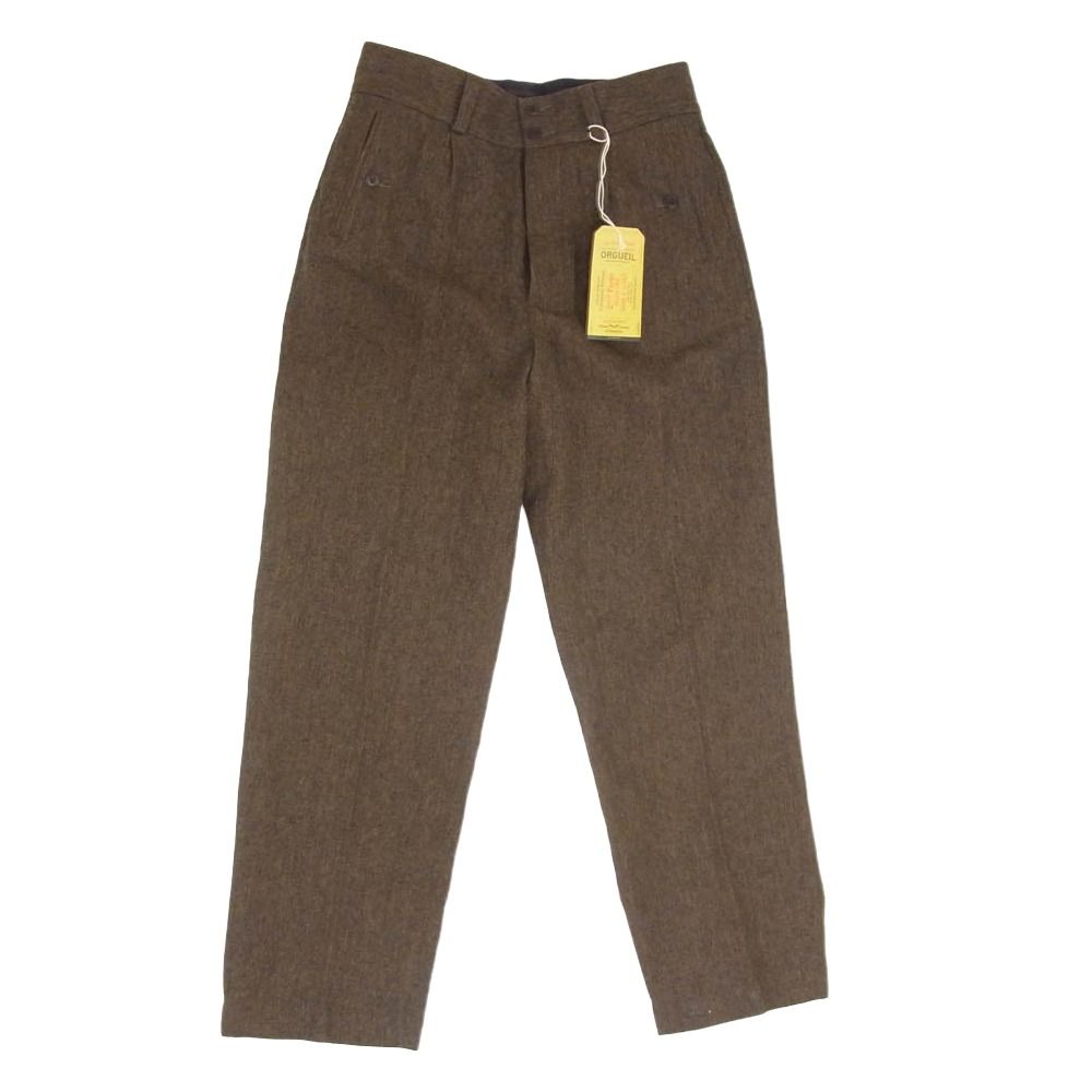 ORGUEIL オルゲイユ OR 1115 Classic Wool Trousers クラシック ウール トラウザー ハンティング パンツ ブラウン系 34