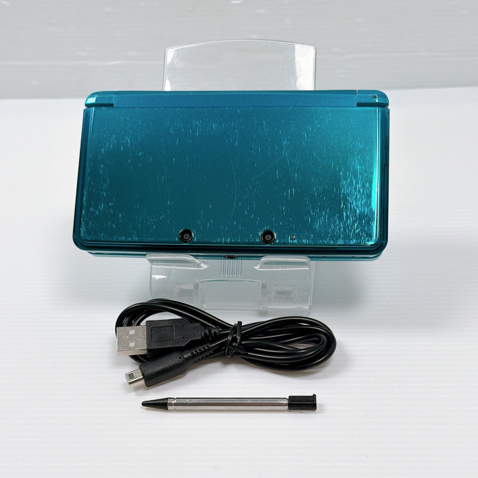 ニンテンドー 3 DS アクアブルー 液晶 遊べるセット 任天堂