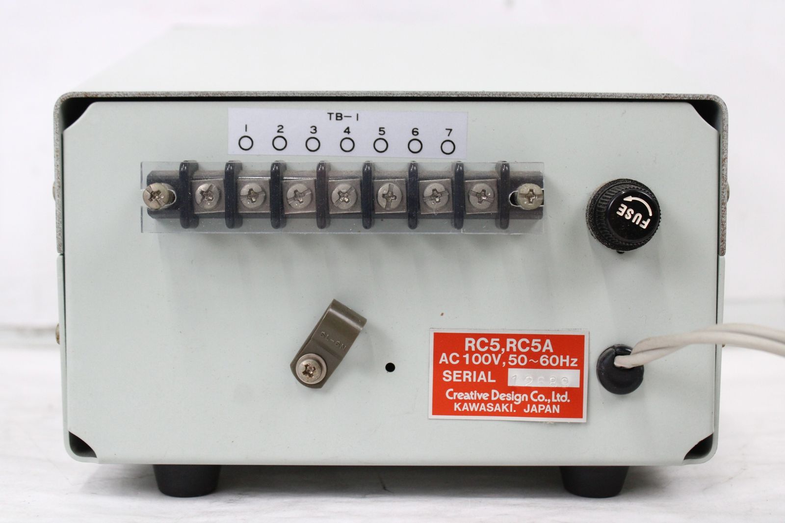 現状品 クリエート・デザイン RC5A-3 アンテナ ローテーター用