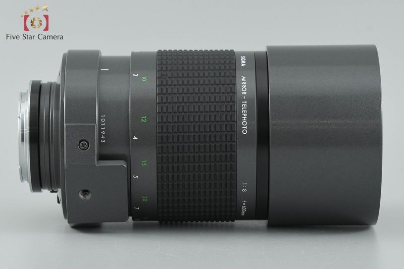 シグマ SIGMA MIRROR-TELEPHOTO 600mm F8 ニコン用 RARE Sigma 600mm F/8 MF Mirror Lens for Contax / Yashica. U.S