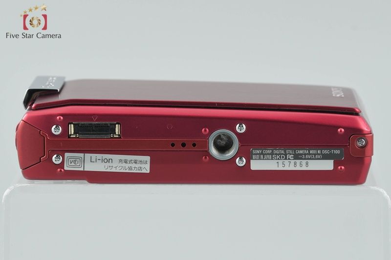 SONY ソニー 【中古】SONY ソニー Cyber-shot DSC-T100 レッド