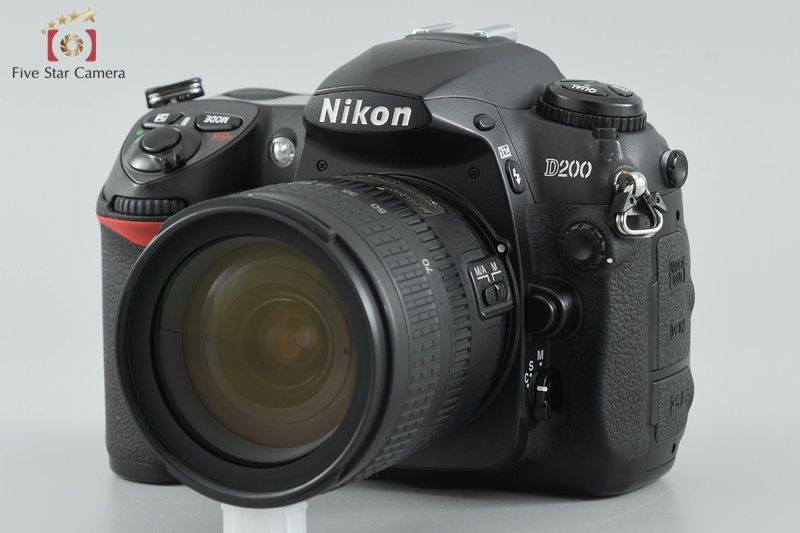 Nikon ニコン D 200 AF S DX NIKKOR 18 70 mm f 3 5 4 G ED 元 き デジタル一眼レフカメラ