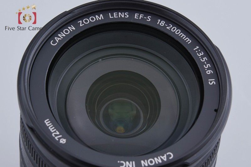 Canon キヤノン 【中古】Canon キヤノン EF-S 18-200mm f/3.5-5.6 IS