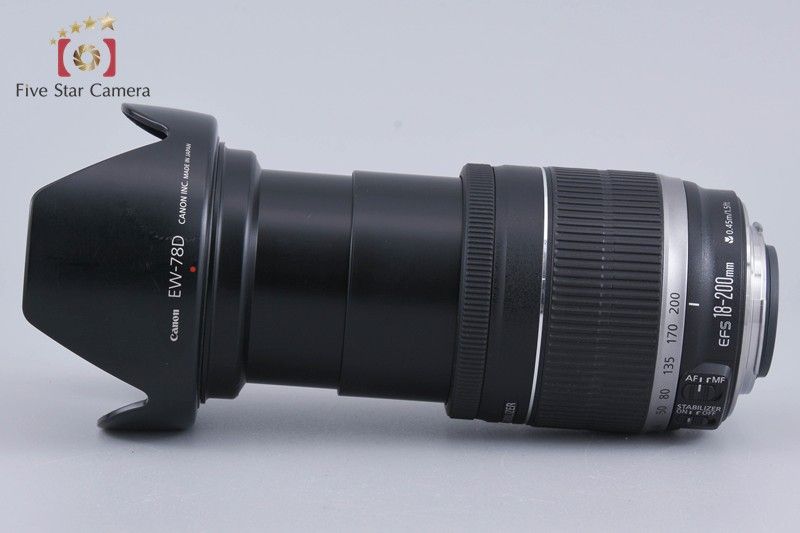 Canon キヤノン 【中古】Canon キヤノン EF-S 18-200mm f/3.5-5.6 IS