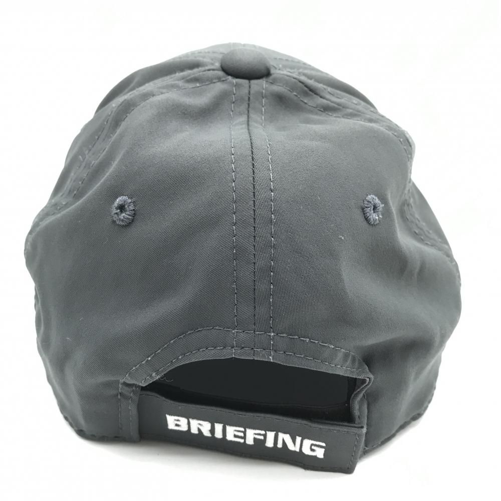 美品】ブリーフィング キャップ グレー×白 フェルトワッペン FREE