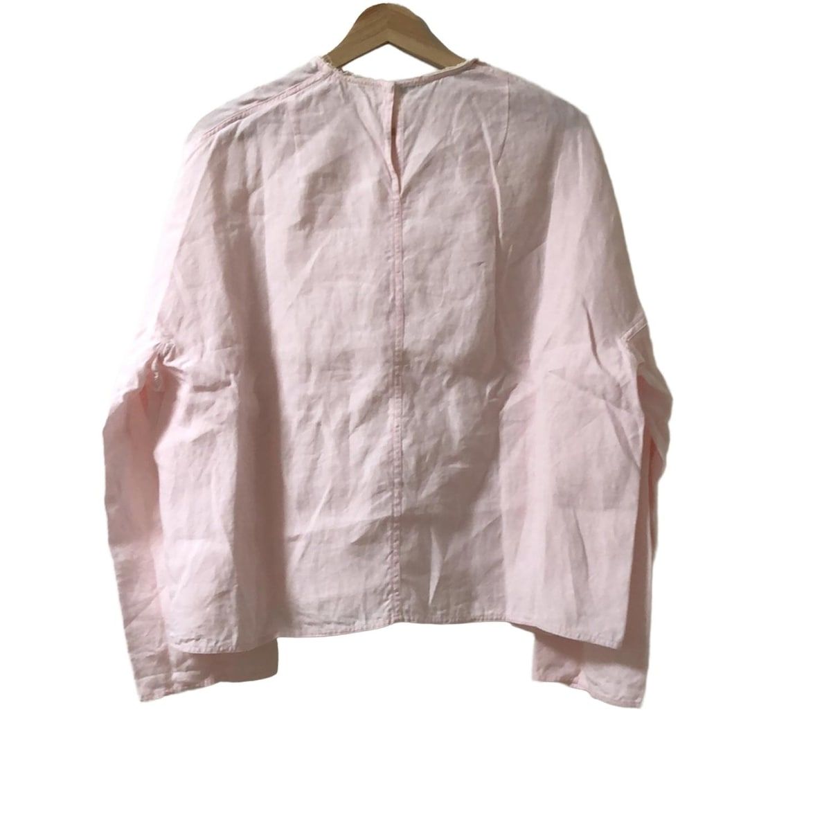 SOFIE D HOORE ソフィードール 長袖カットソー サイズ36 S レディース - ライトピンク×白 クルーネック