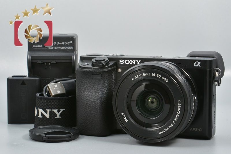 SONY ソニー α6000 ILCE 6000 L パワーズームレンズキット ブラック ミラーレスカメラ