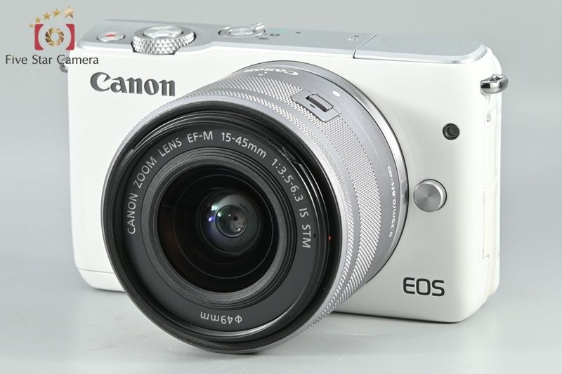 Canon キヤノン EOS M 10 EF 15 45 IS STM レンズキット ホワイト ミラーレスカメラ