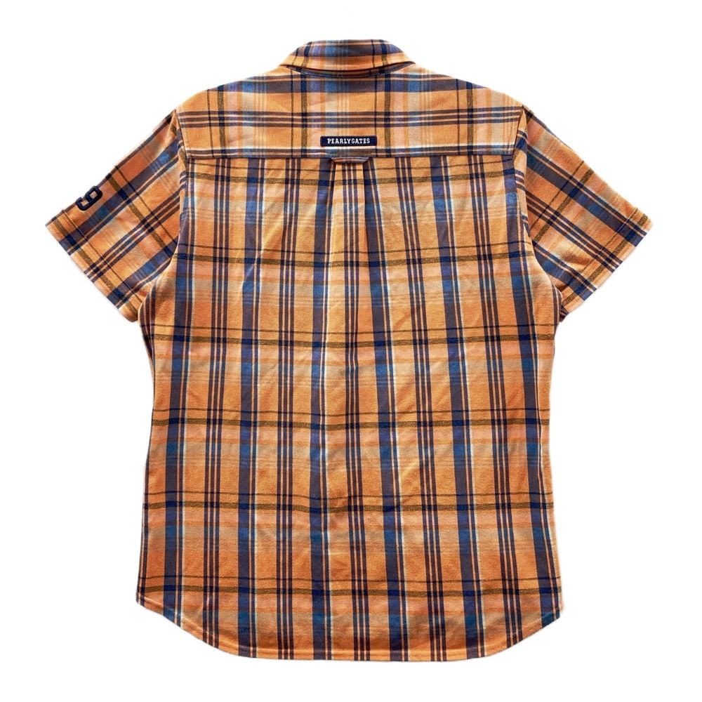 サイズ：4 PEARLY GATES パーリーゲイツ 半袖ポロシャツ ボタンダウン