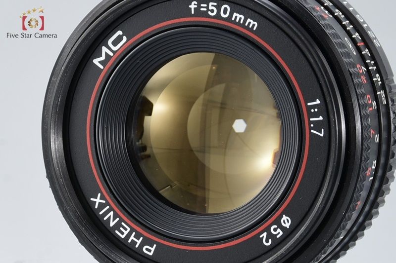 【美品】PHENIX 50mm F1.7 MC　ペンタックスK　中華　レンズ PENTAX ペンタックス 【中古】PHENIX フェニックス MC 50mm f/1.7