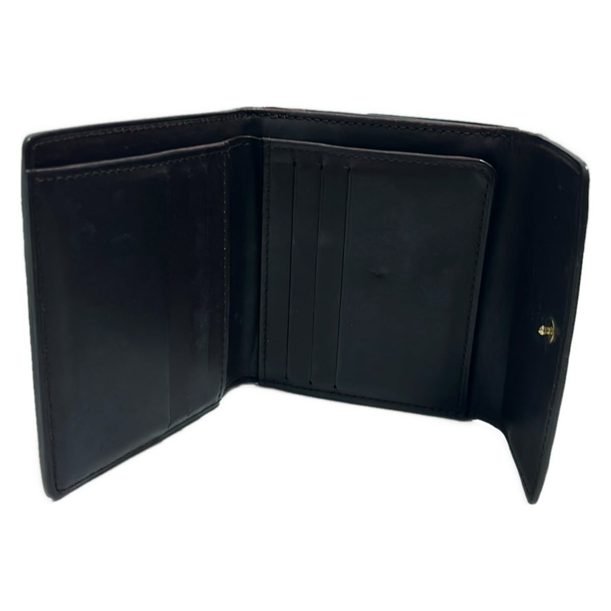 LOUIS VUITTON(ルイヴィトン) Wホック財布 モノグラムヴェルニ