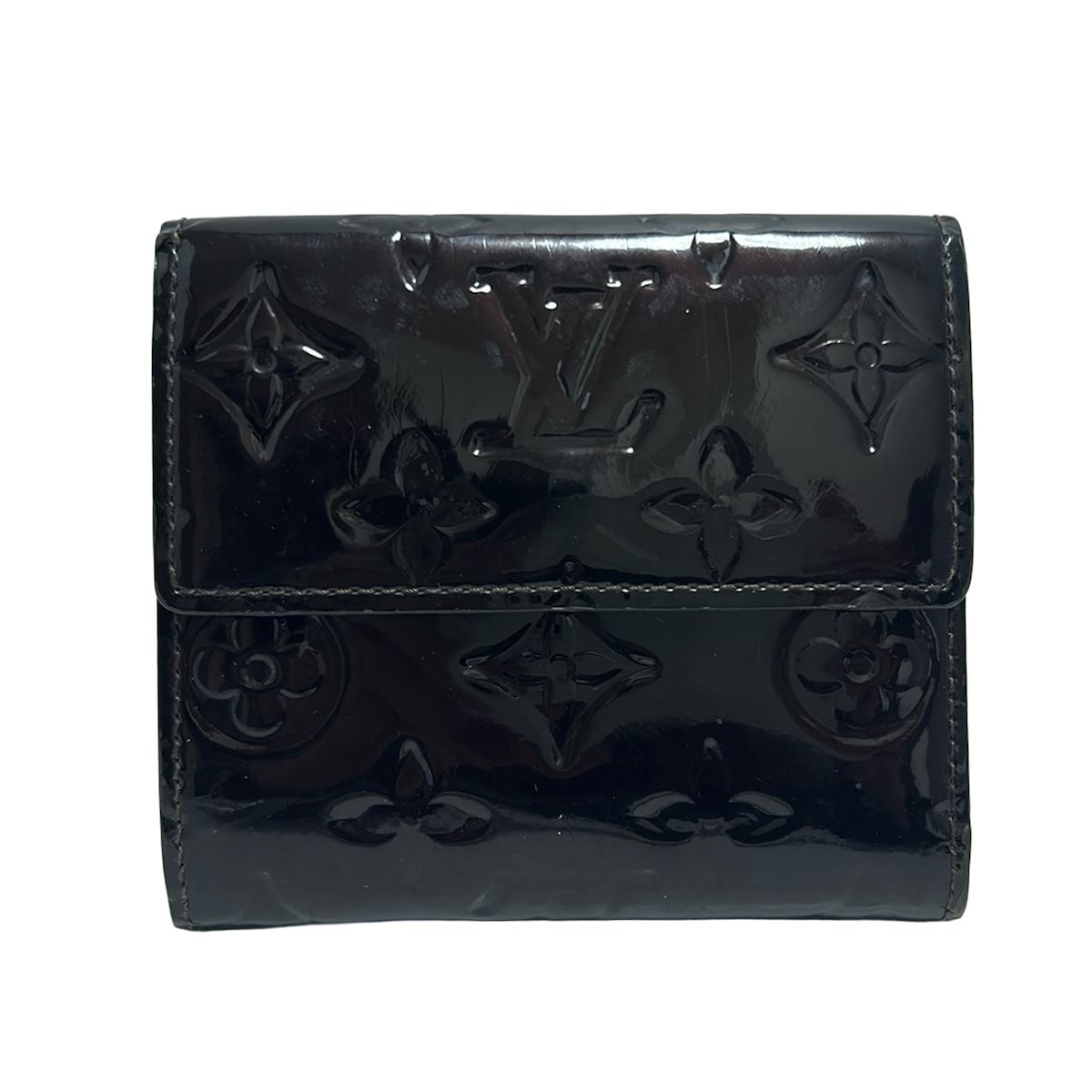 LOUIS VUITTON(ルイヴィトン) Wホック財布 モノグラムヴェルニ